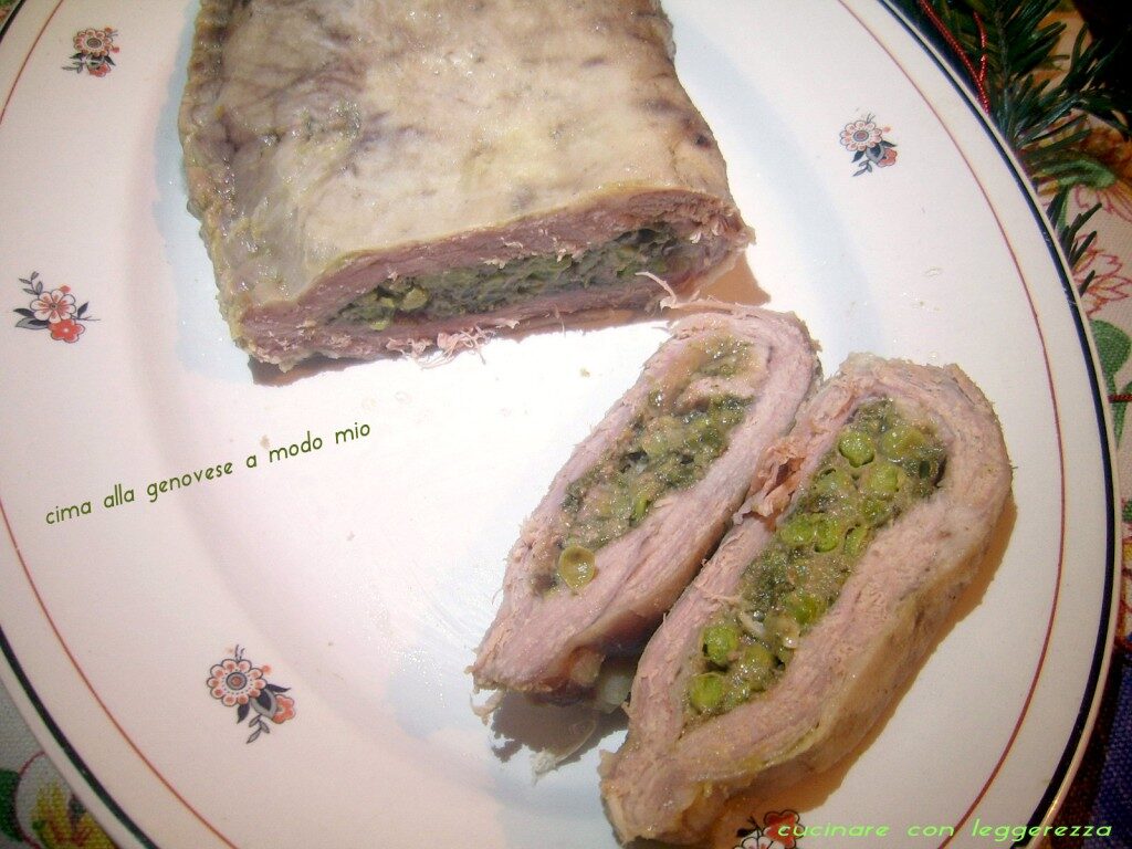 Cima alla genovese a modo mio (ricetta light)