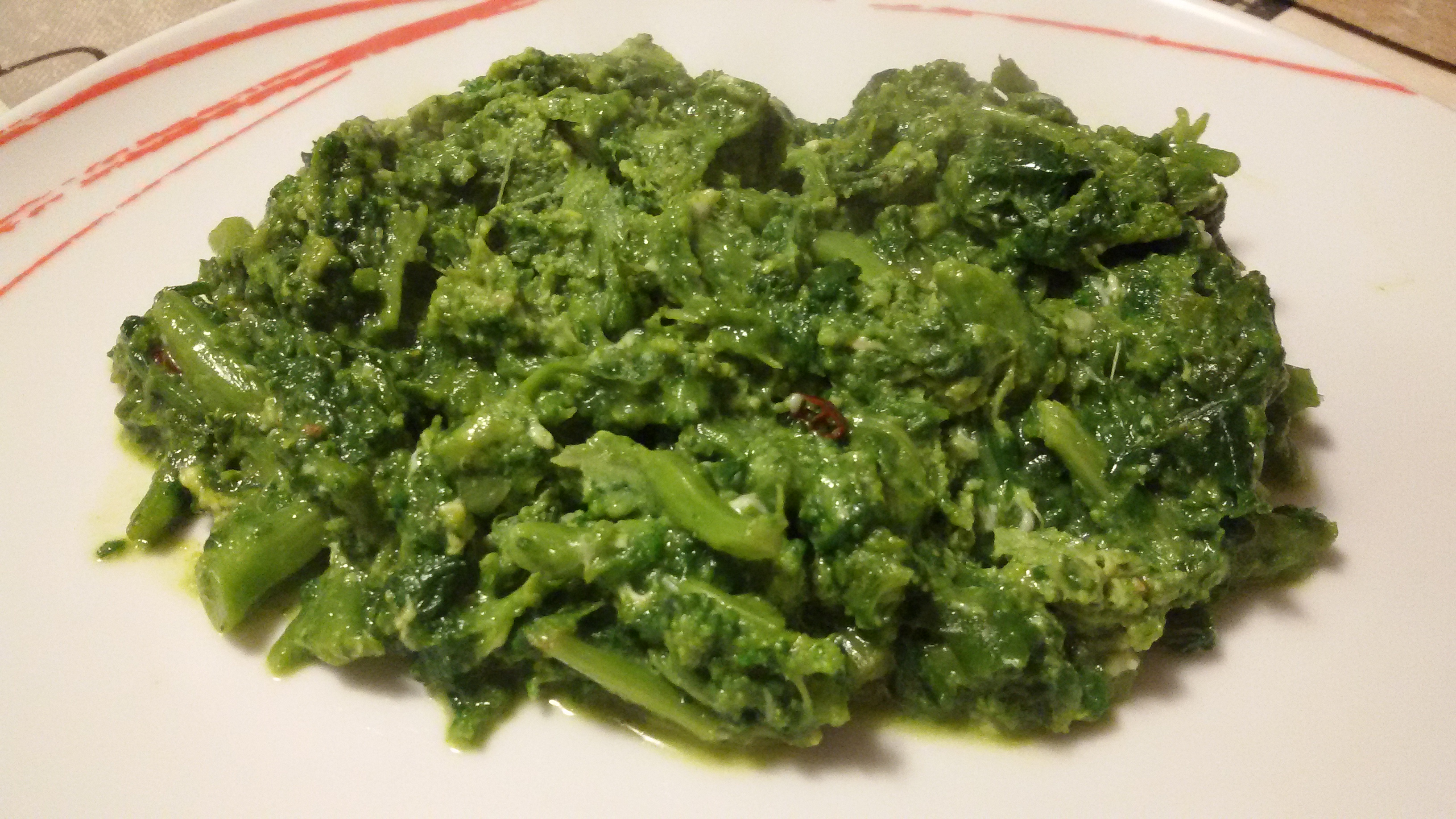 Cime di rapa al curry