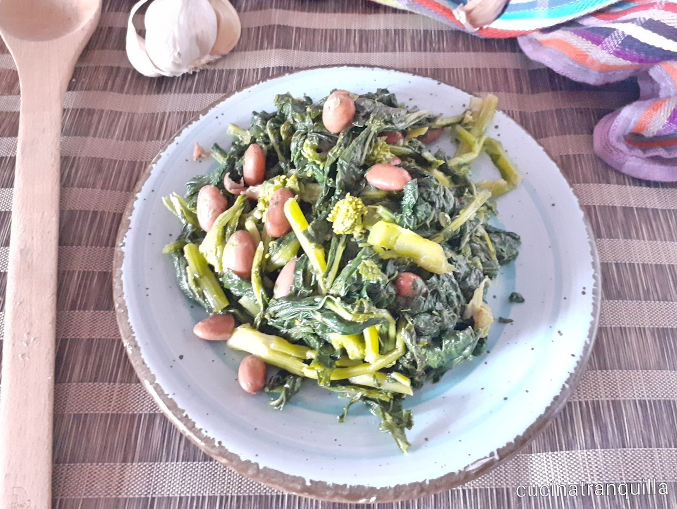 Cime di rapa con fagioli