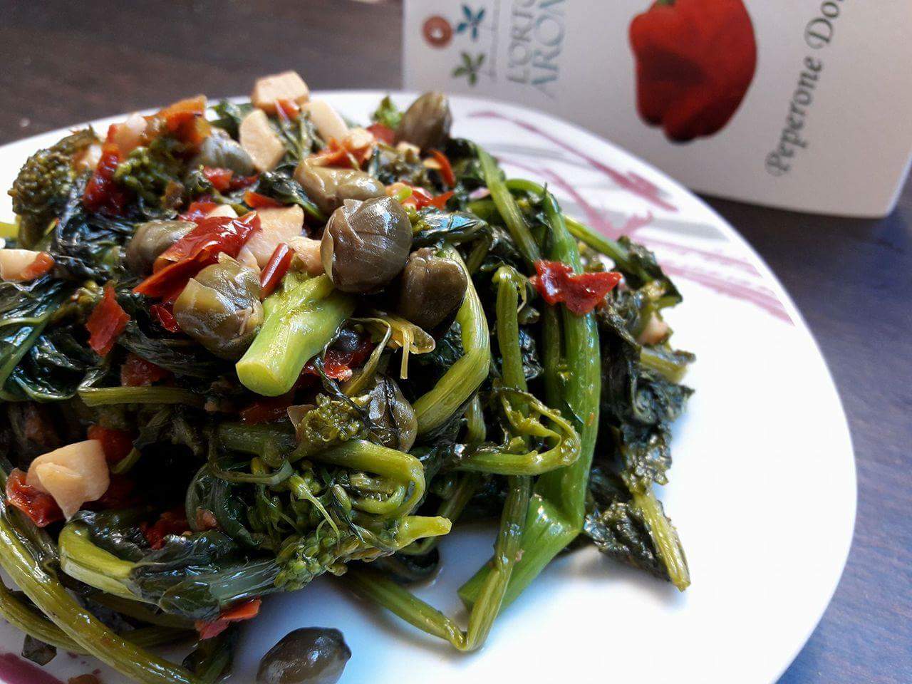 Cime di rapa ripassate in padella