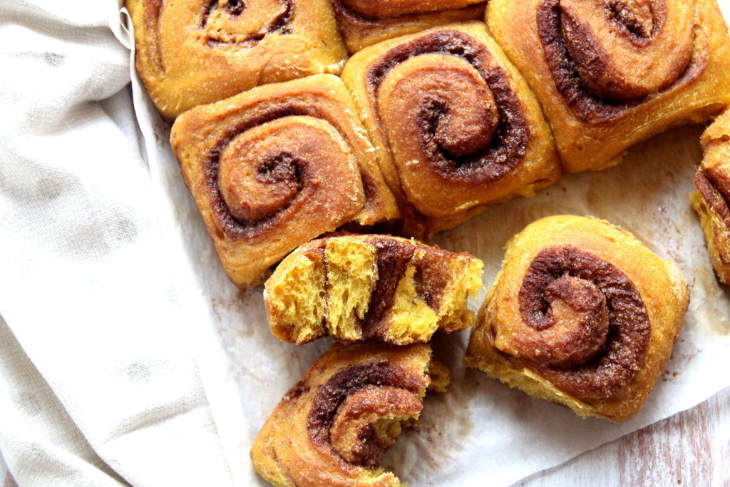 Cinnamon roll alla zucca