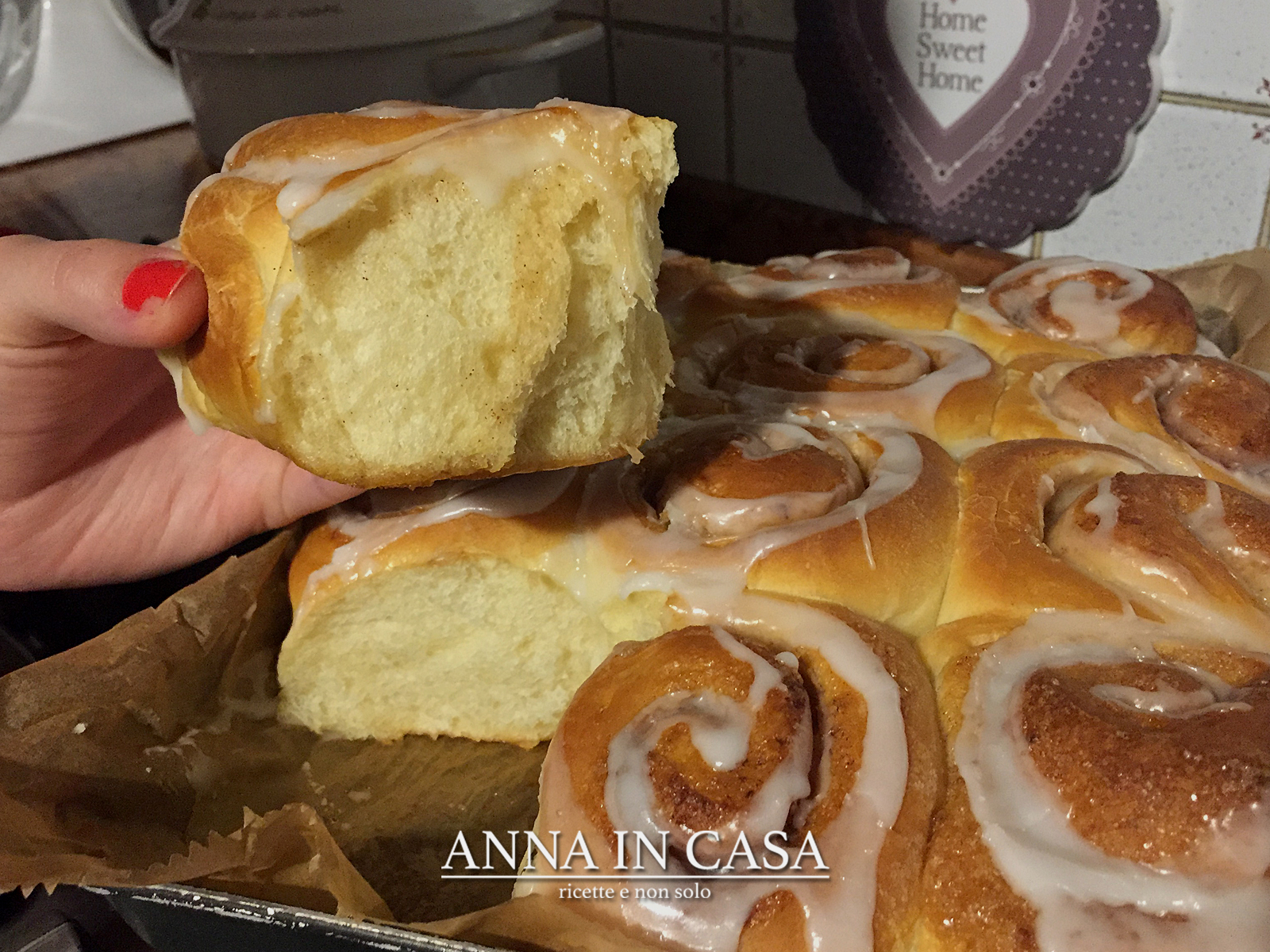 Cinnamon rolls a modo mio  – ricetta passo passo