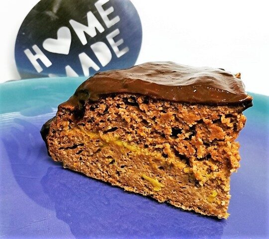 Ciocco cake with orange&ginger marmalade