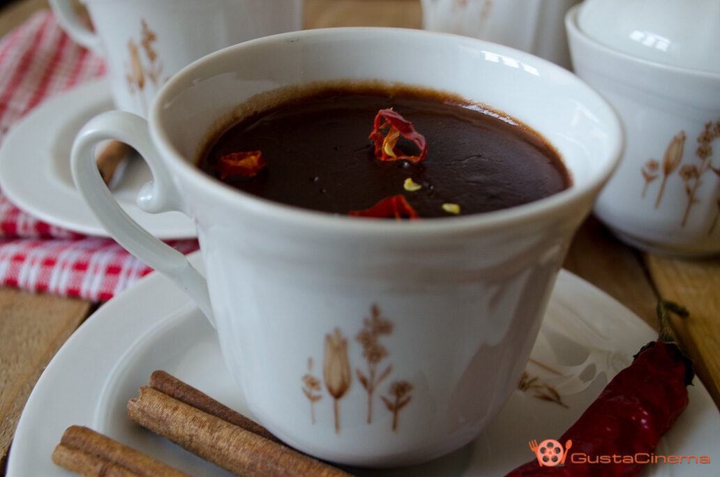 Cioccolata calda al peperoncino del film chocolat