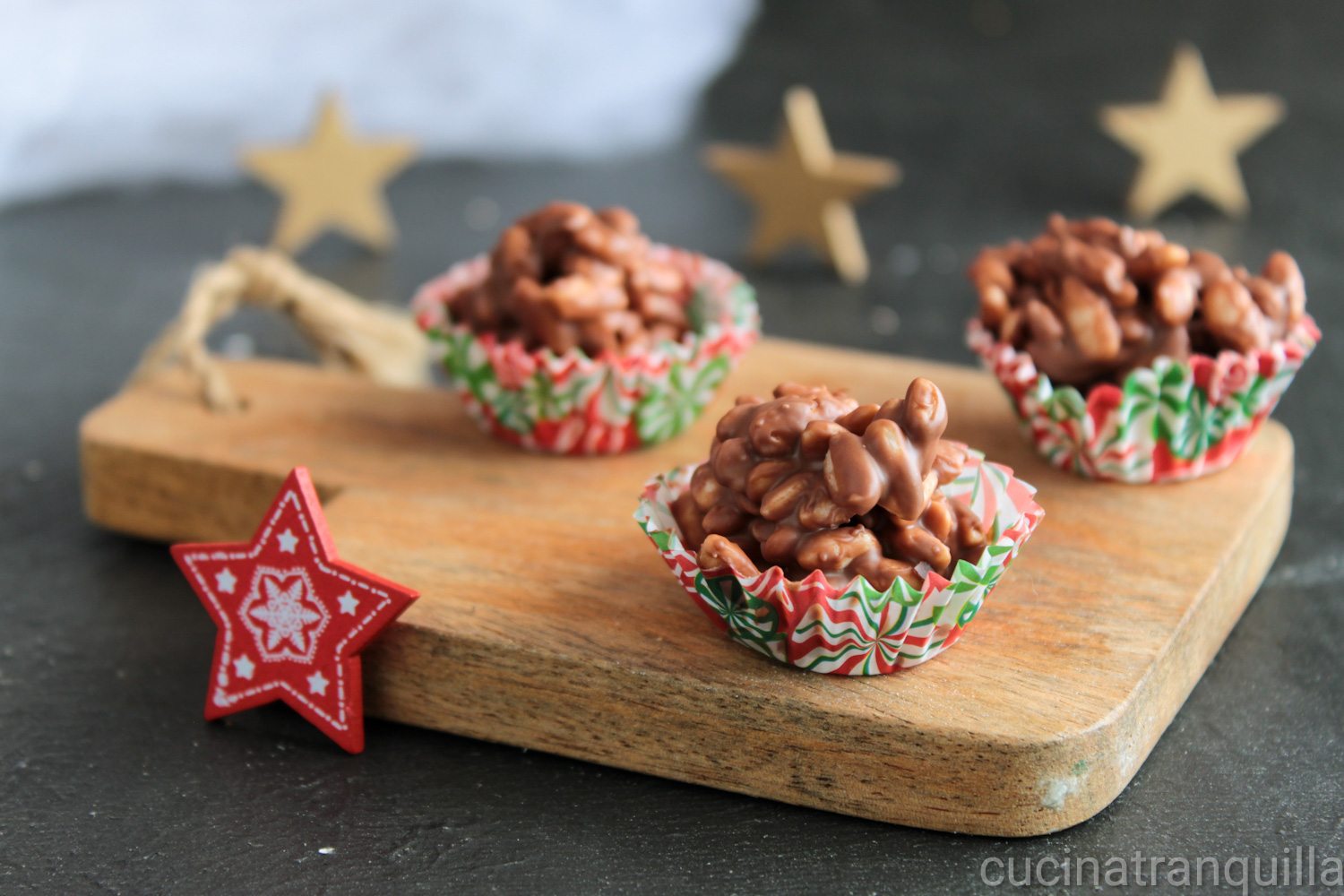 Cioccolatini al riso soffiato