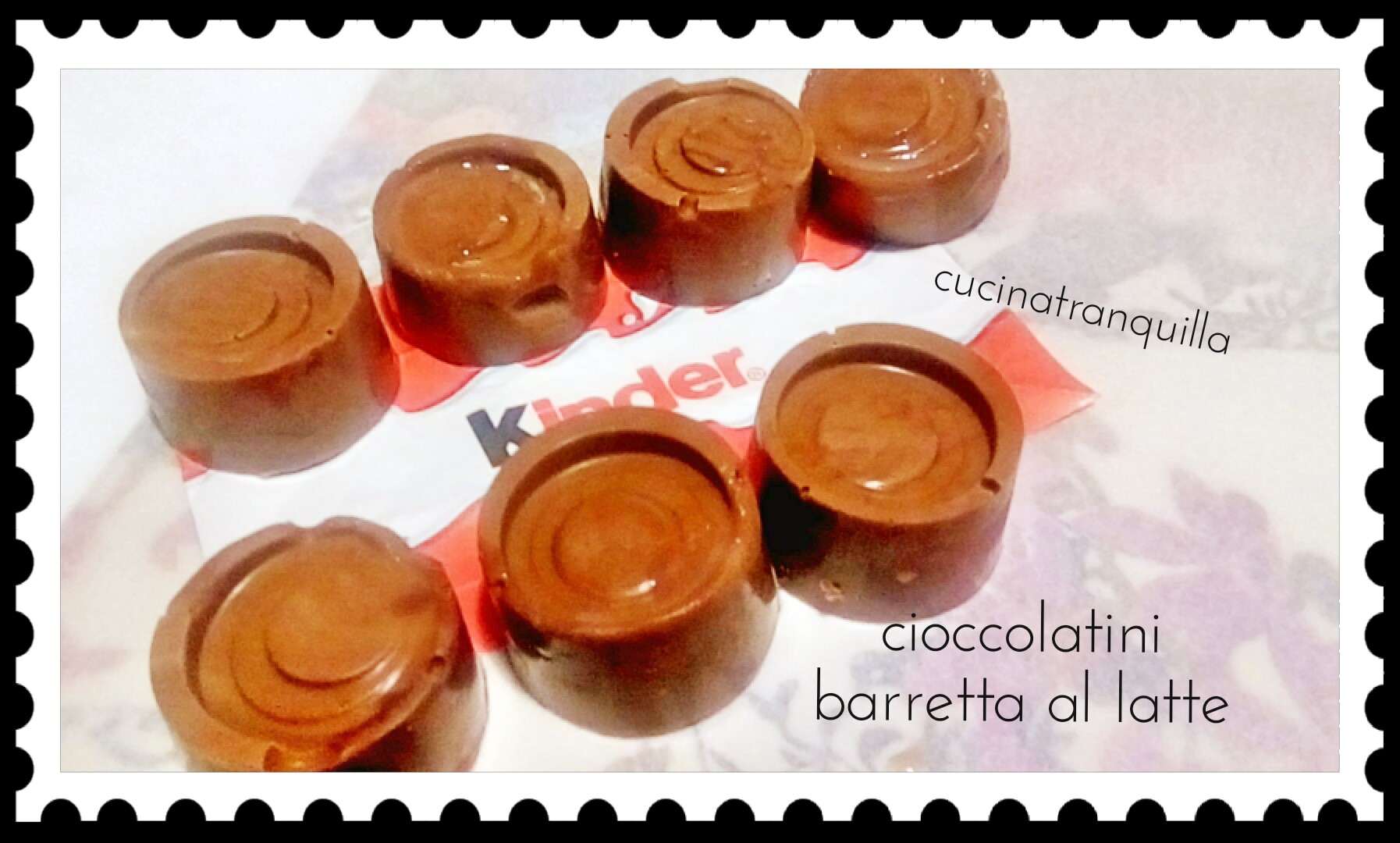 Cioccolatini barretta al latte