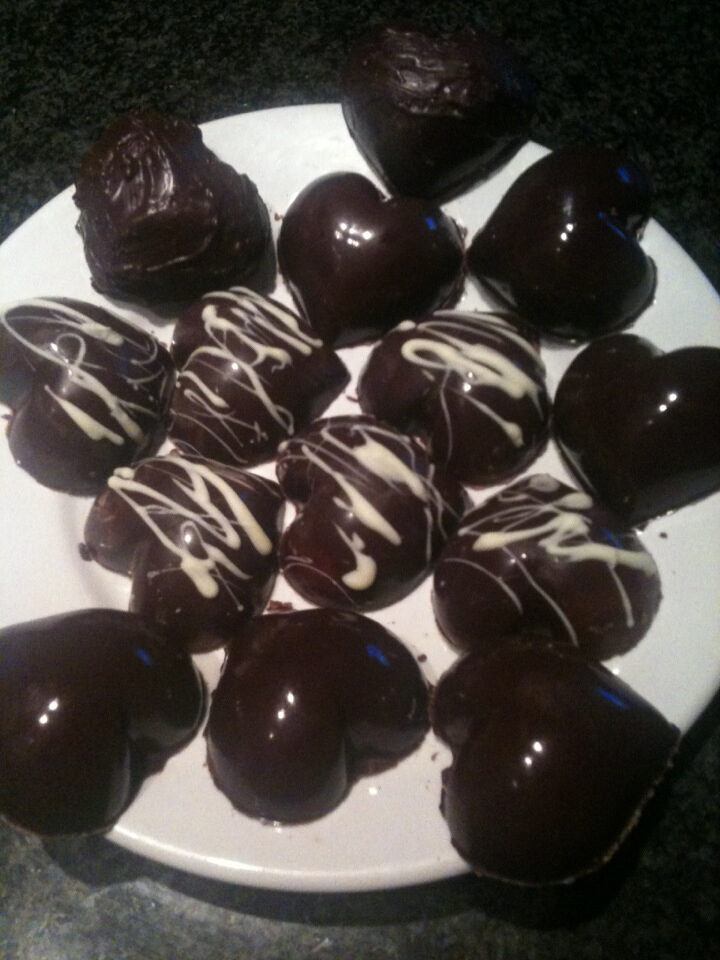 Cioccolatini con ganache al cioccolato bianco