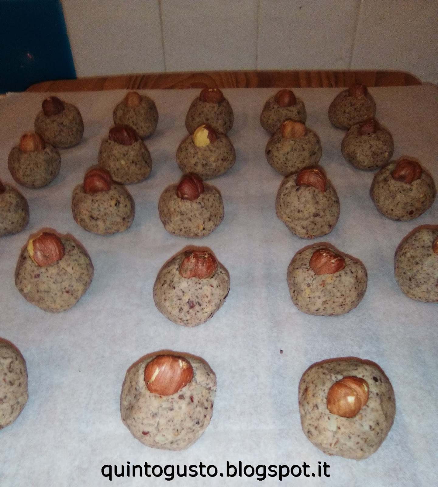 Cioccolatini di castagne e nocciole