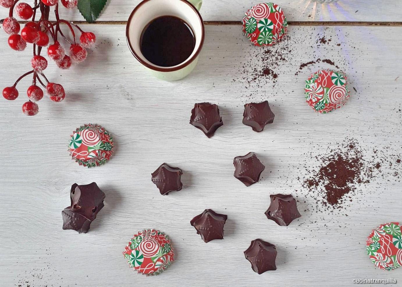 Cioccolatini ripieni al caffè