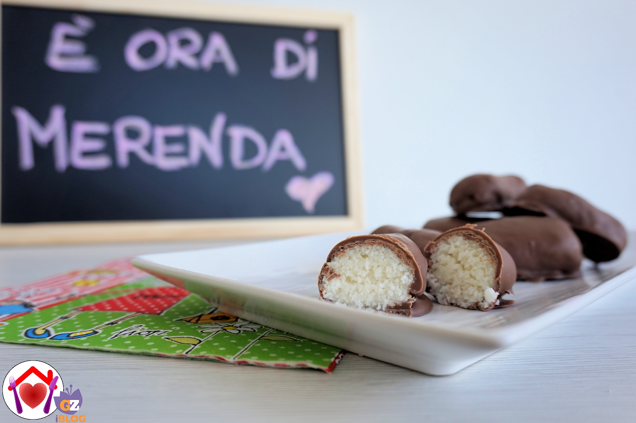 Cioccolatini ripieni di cocco tipo bounty