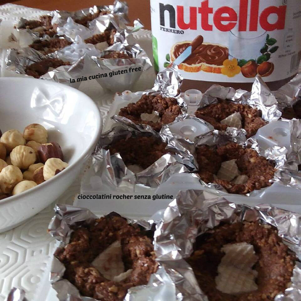 Cioccolatini rocher senza glutine