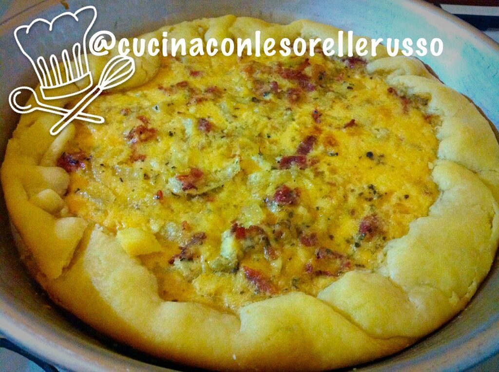 Cipollata alla russo, torta rustica aromatica