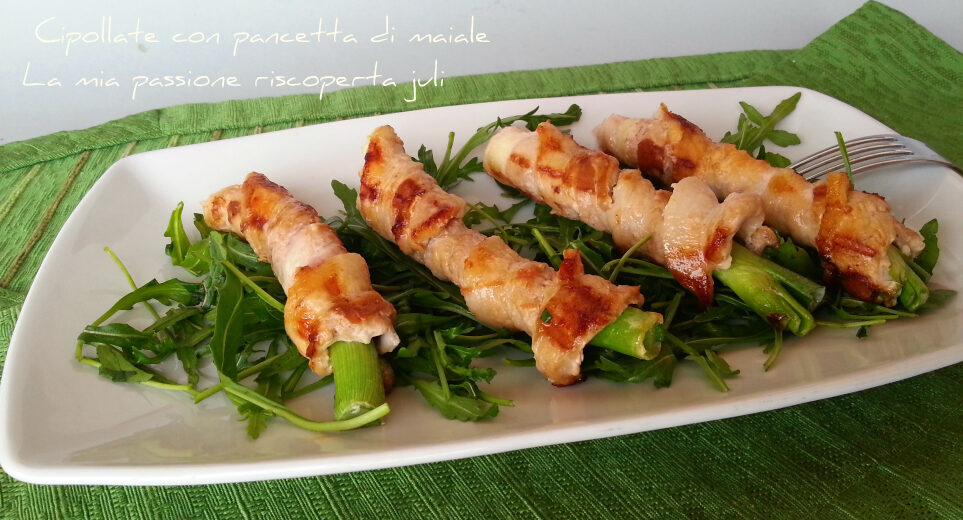 Cipollate con pancetta di maiale