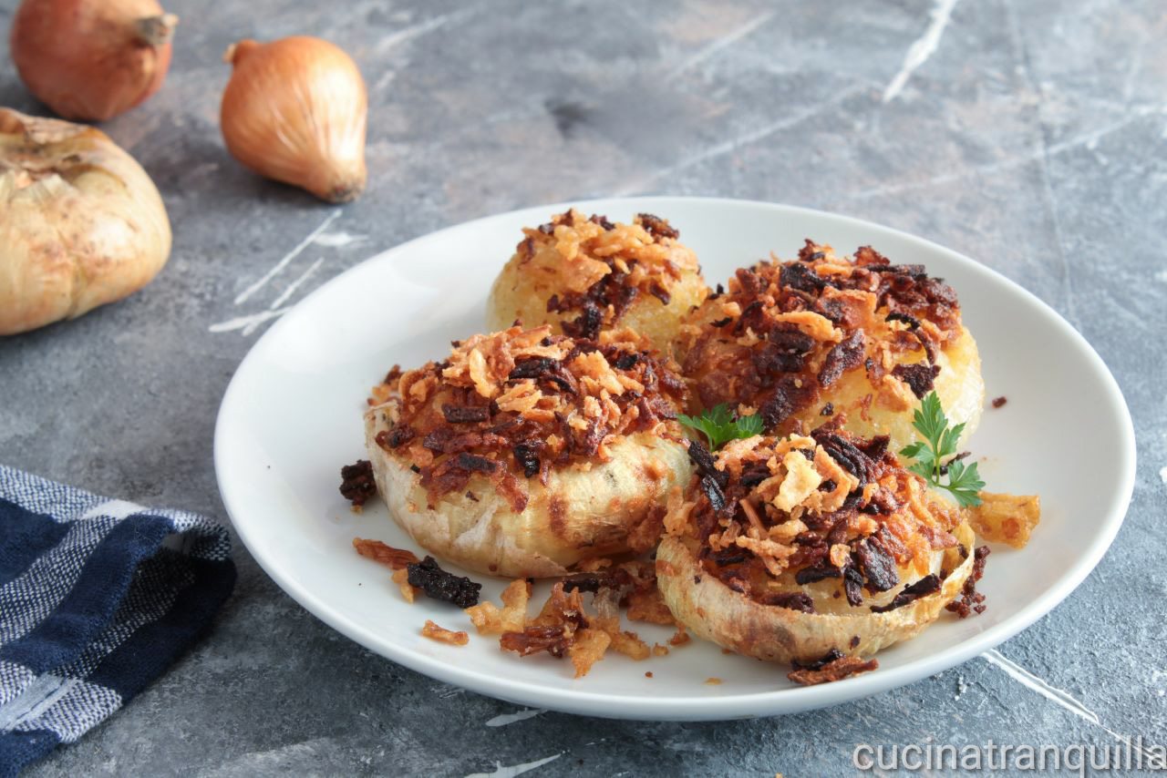 Cipolle gratinate al forno