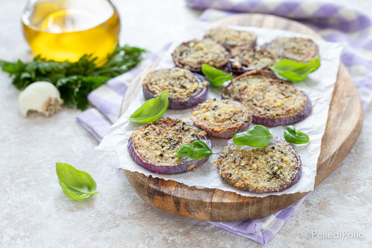 Cipolle gratinate in friggitrice ad aria