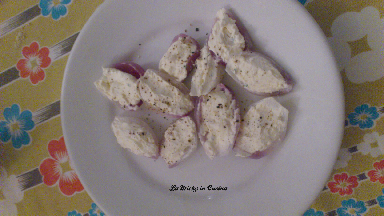 Cipolle ripiene di formaggio dukan