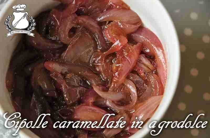 Cipolle rosse caramellate in agrodolce
