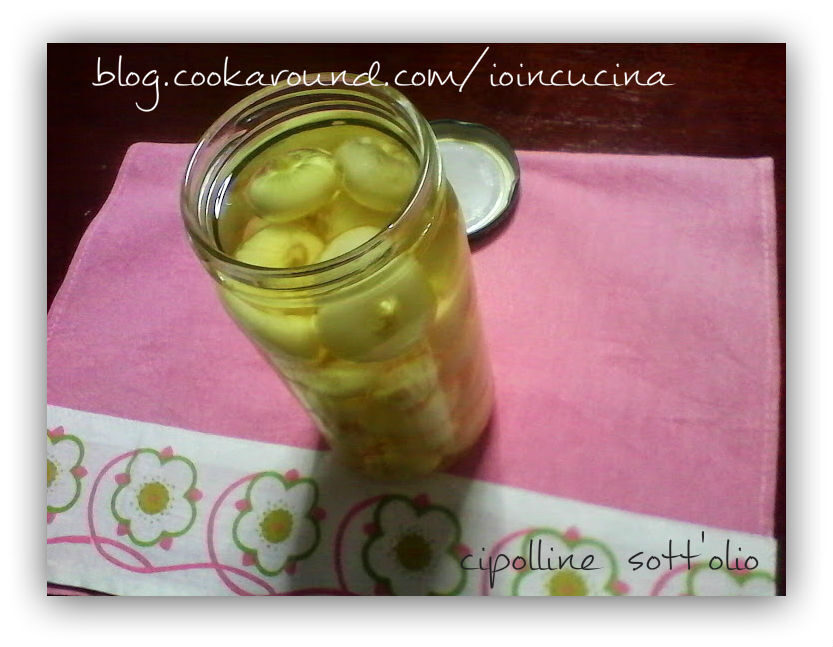 Cipolline sott’olio
