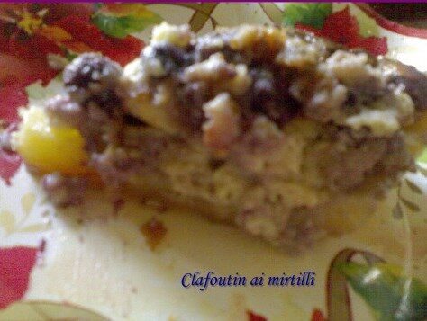 Clafoutis ai mirtilli