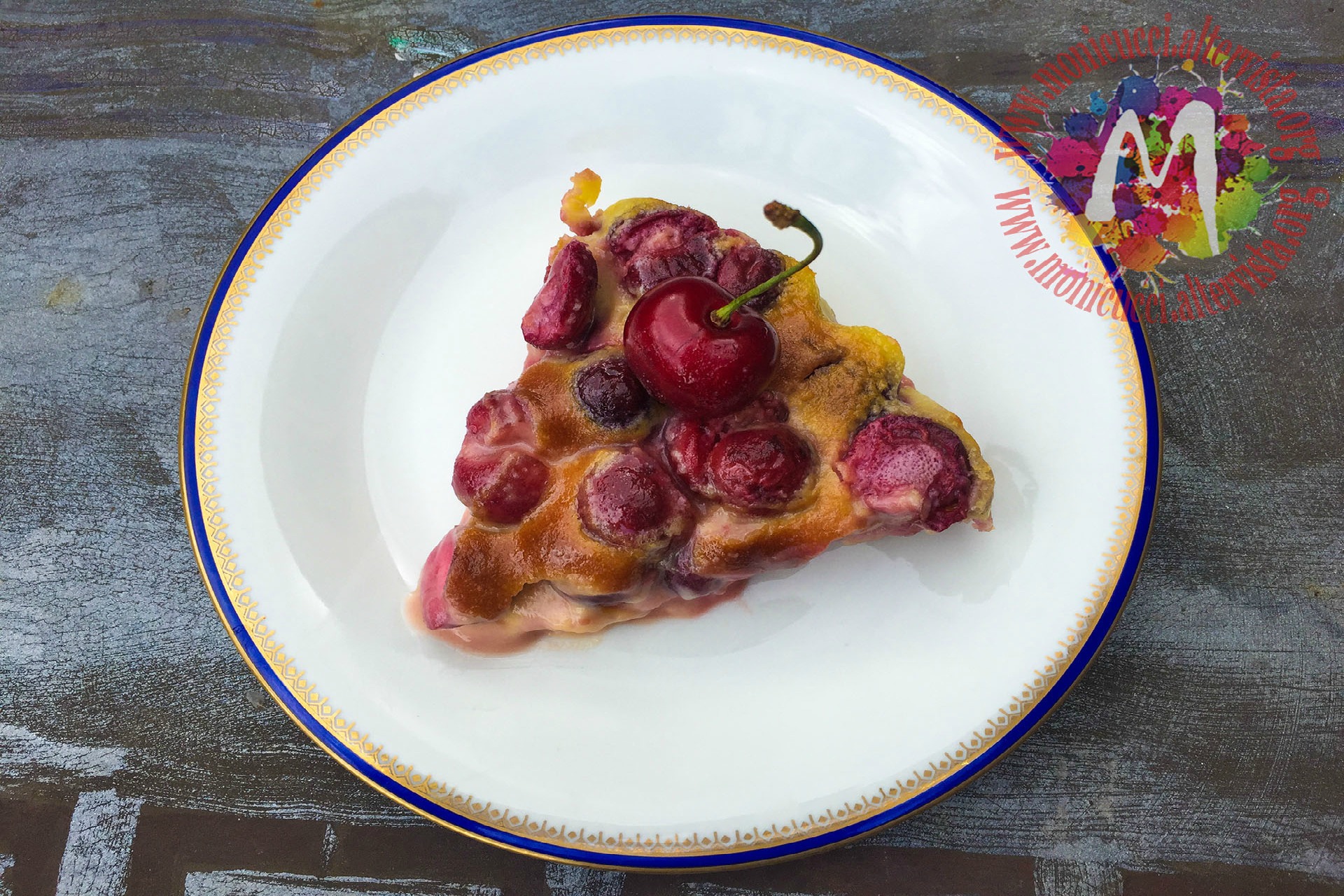 Clafoutis alle ciliegie e macis