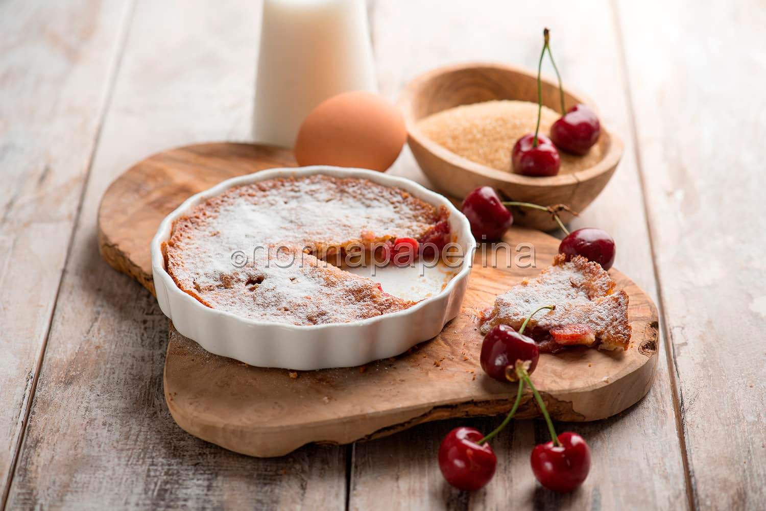 Clafoutis alle ciliegie, un dessert della tradizione francese