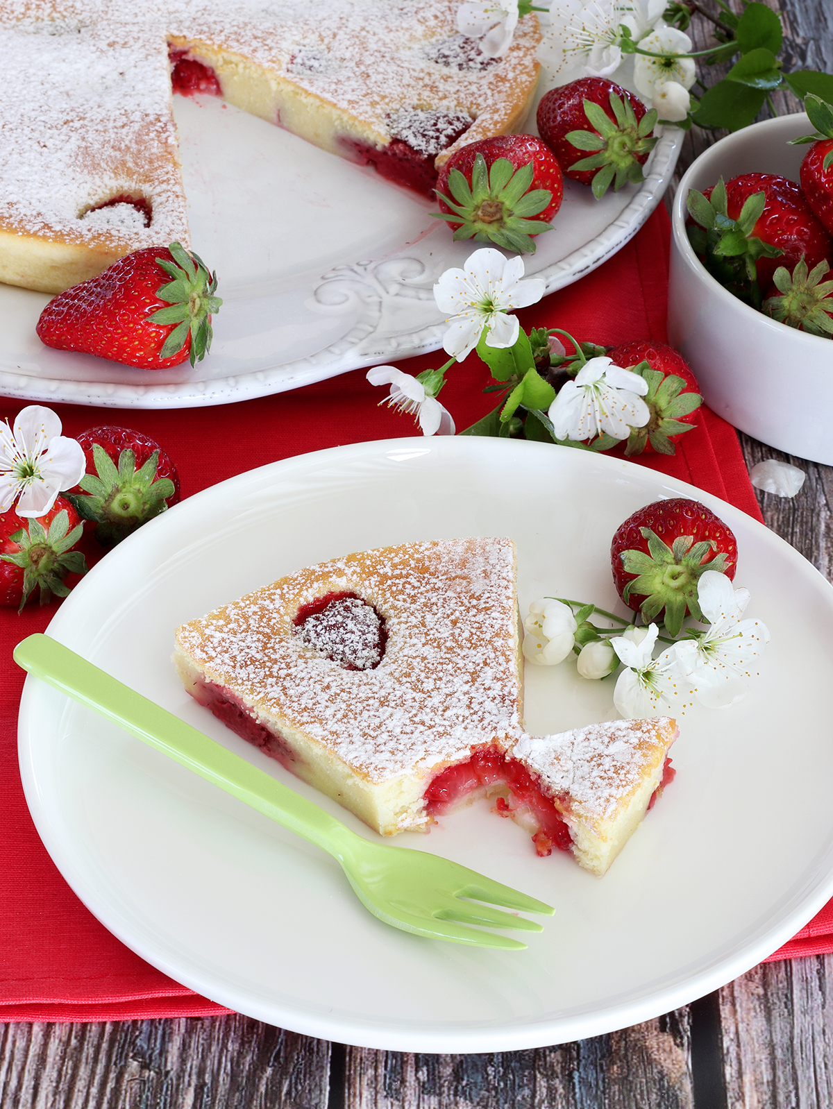 Clafoutis alle fragole