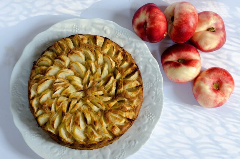 Clafoutis alle pesche