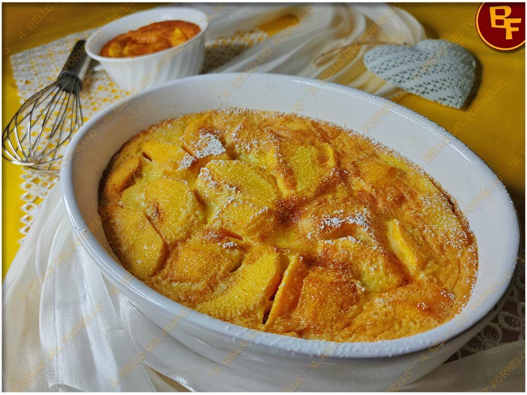 Clafoutis alle pesche senza glutine