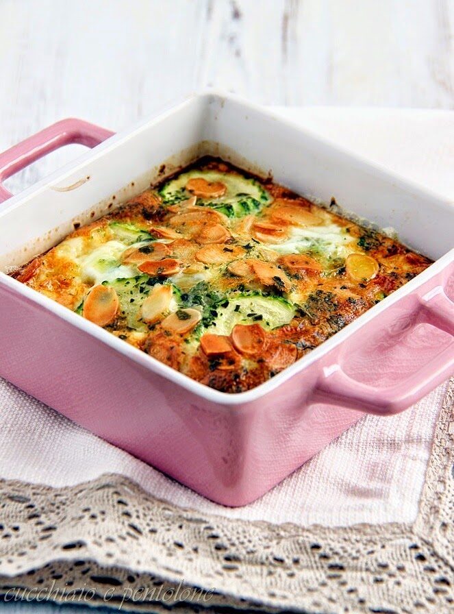Clafoutis di zucchine per la rubrica cuciniamo con quello che c’è