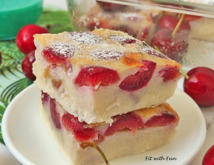 Clafoutis Fit e Light alle Ciliegie Proteico e Senza Glutine