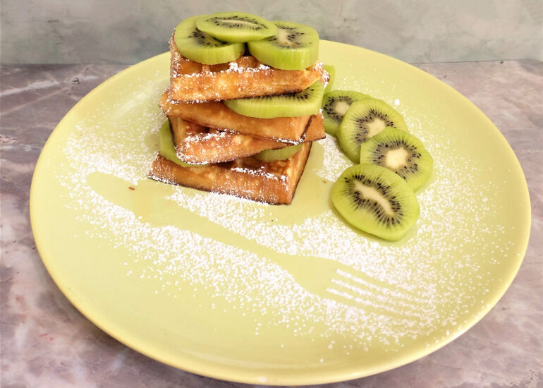 Colazione senza glutine con i waffles schär
