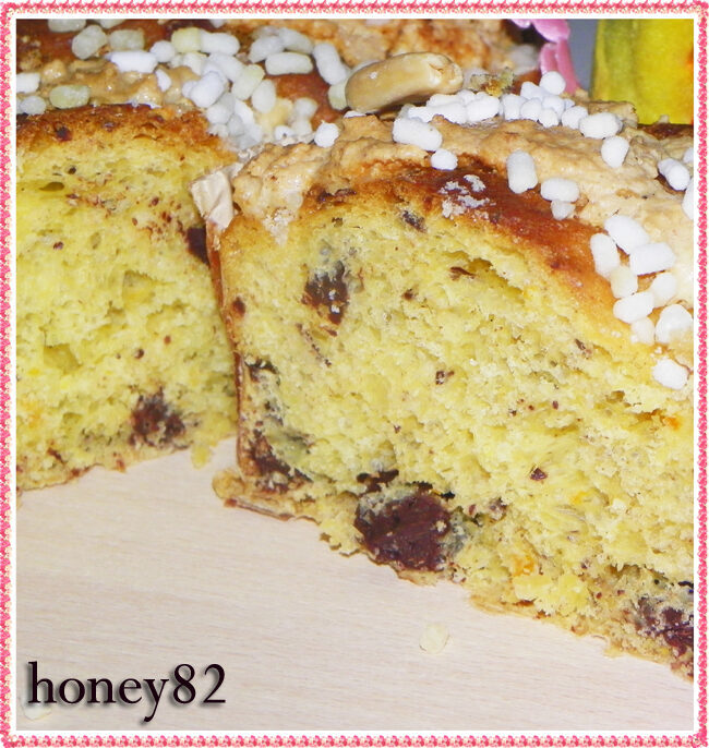 Colomba arancia e cioccolato