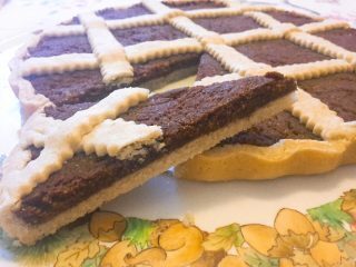 Colomba avanzata per la CROSTATA MORBIDA AL CIOCCOLATO