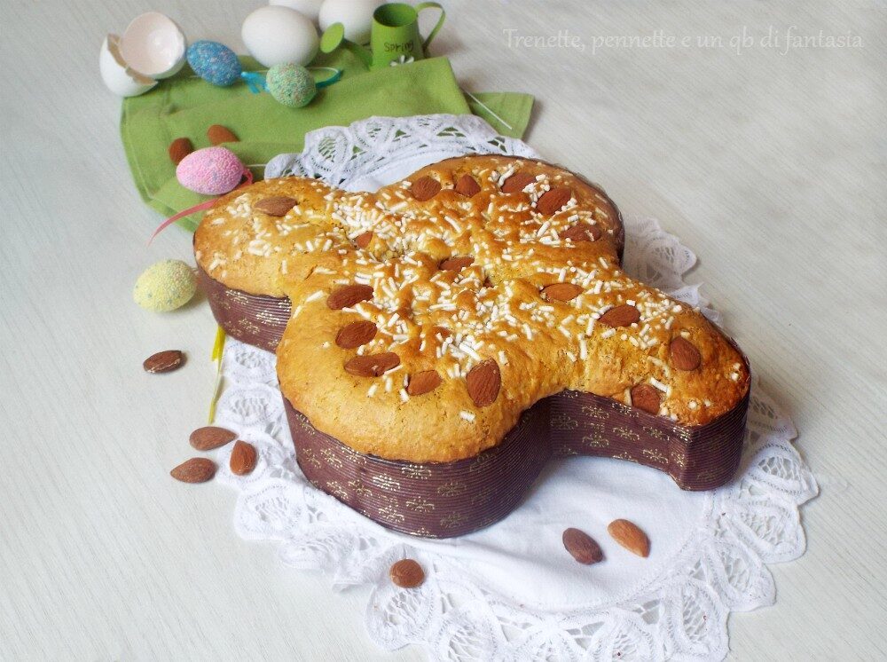 Colomba di Pasqua veloce senza lievitazione
