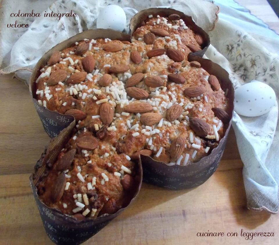 Colomba integrale veloce