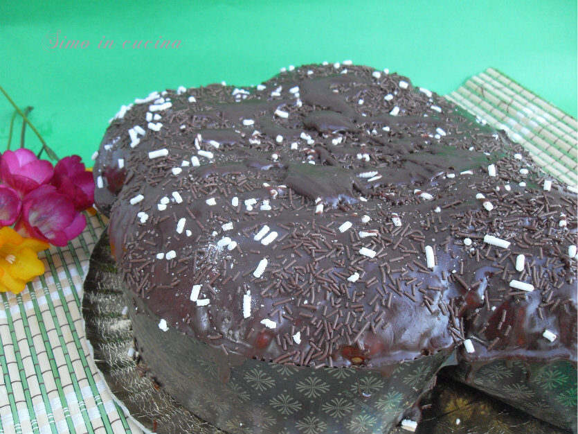 Colomba pasquale al cioccolato