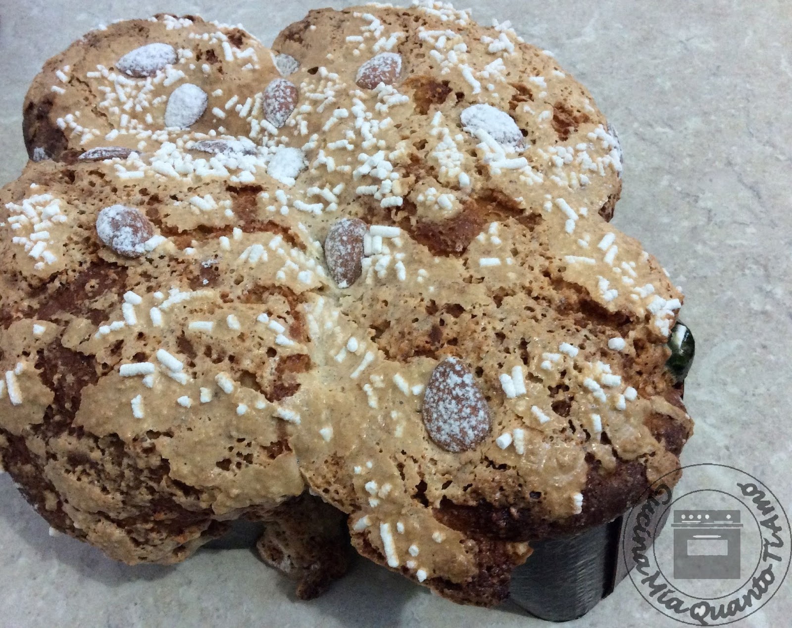 Colomba pasquale con lievito di birra senza impastatrice