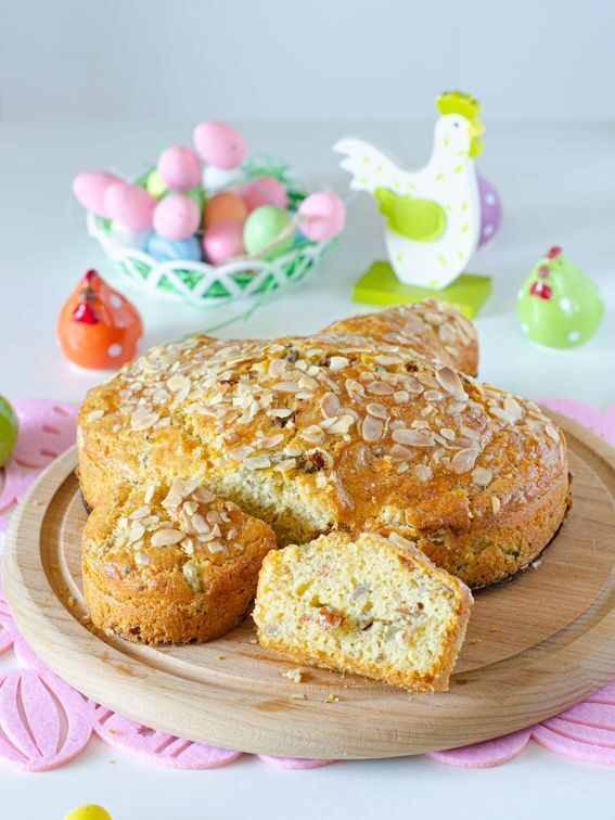 Colomba salata senza lievitazione