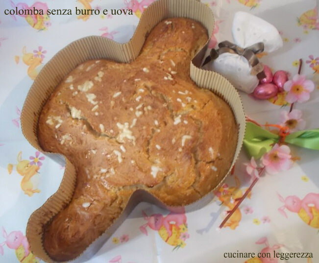 Colomba senza burro e uova – lievito madre