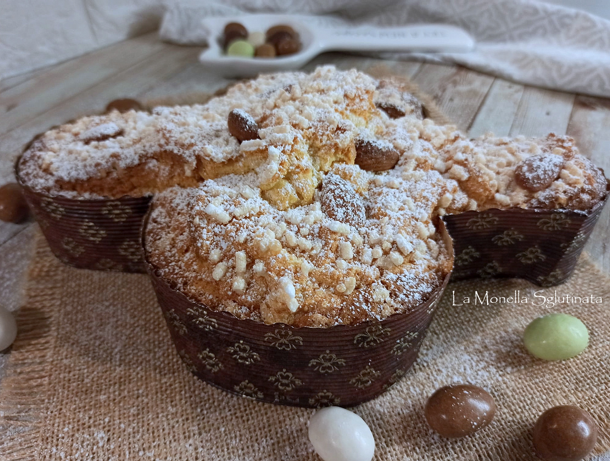 Colomba senza lievitazione senza glutine