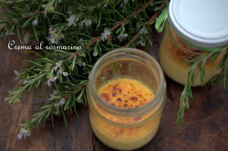 come cucinare la crema bruciata al profumo di rosmarino