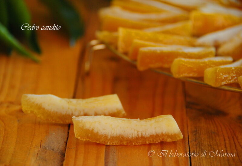 Come fare il cedro candito