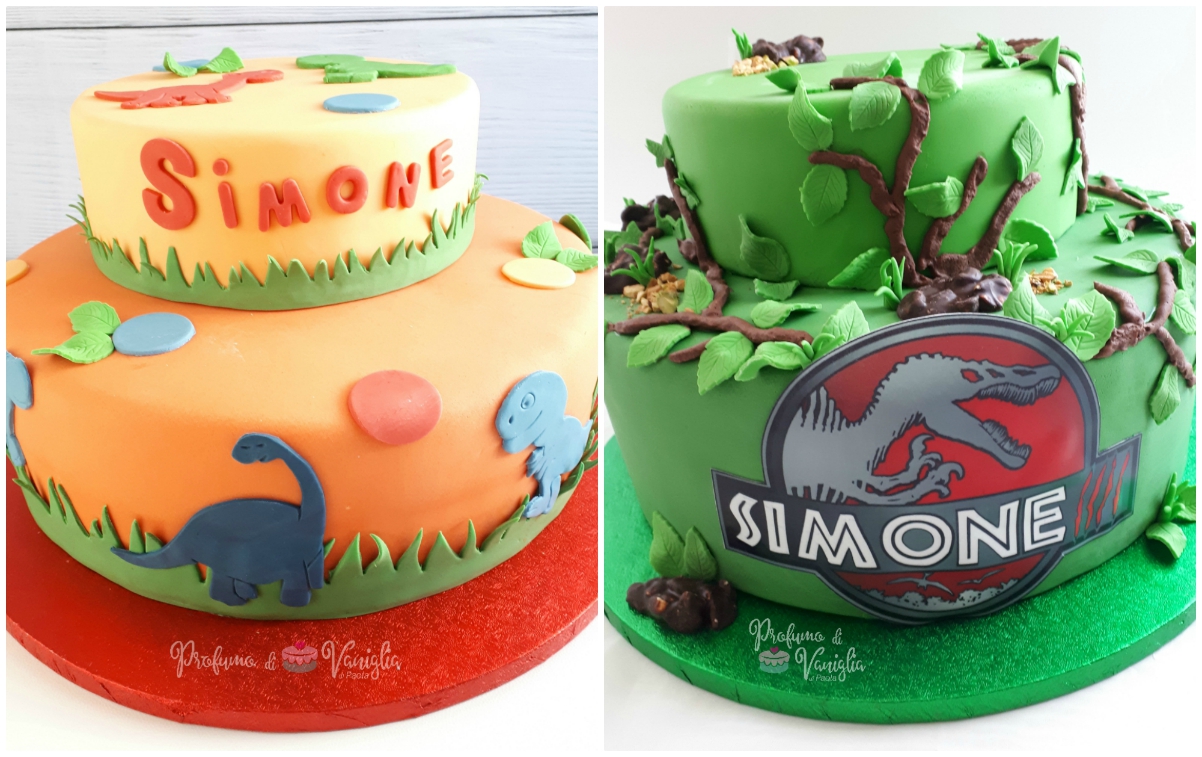 Come fare la torta con i dinosauri