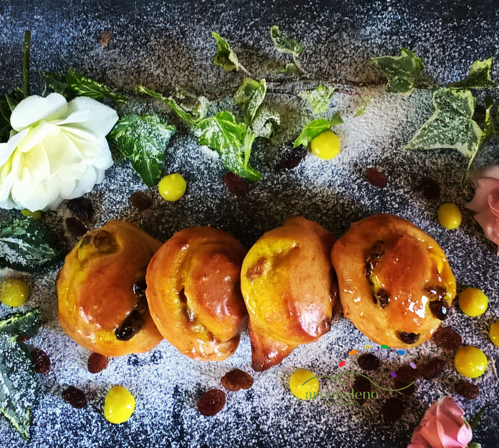 Come fare le girelle vegan con uvetta e crema