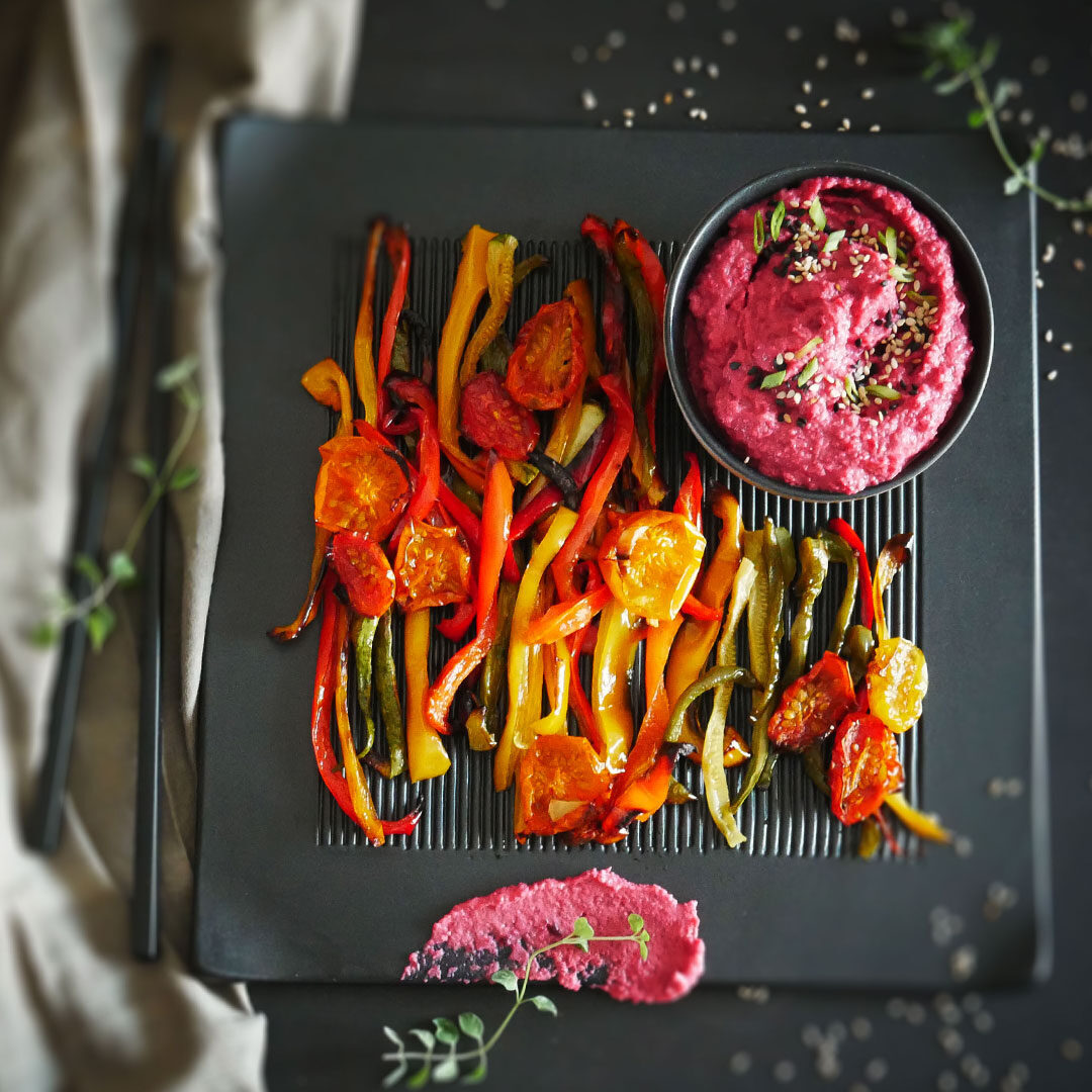 Come fare l’hummus con le rape rosse