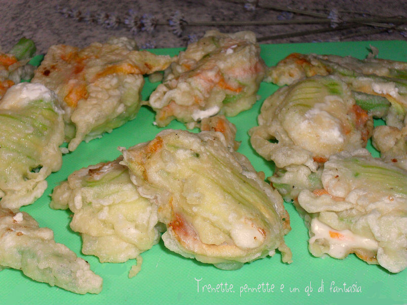 Come preparare i fiori di zucca prefritti