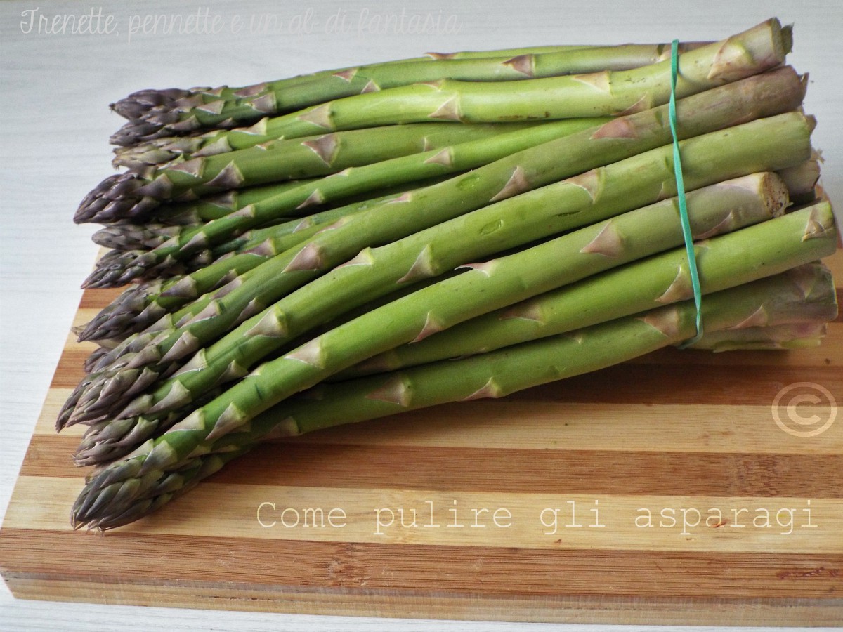 Come pulire gli asparagi