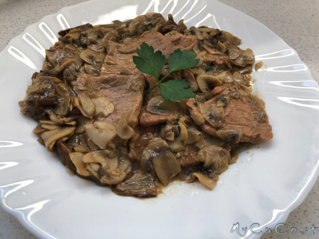 Companion e bimby al confronto: scaloppine di vitello ai funghi