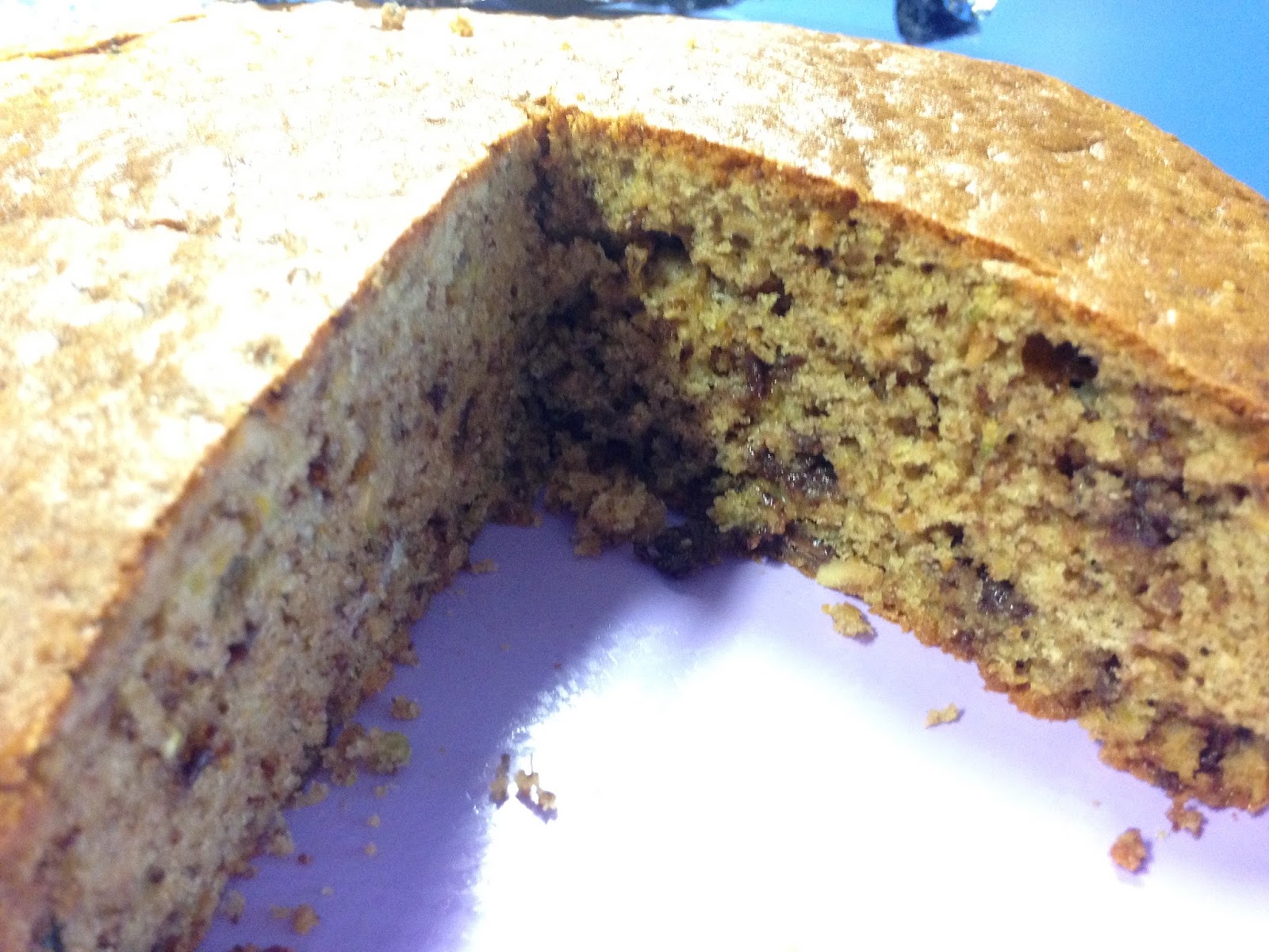 Con bimby, torta semintegrale con pistacchi e cioccolato senza burro