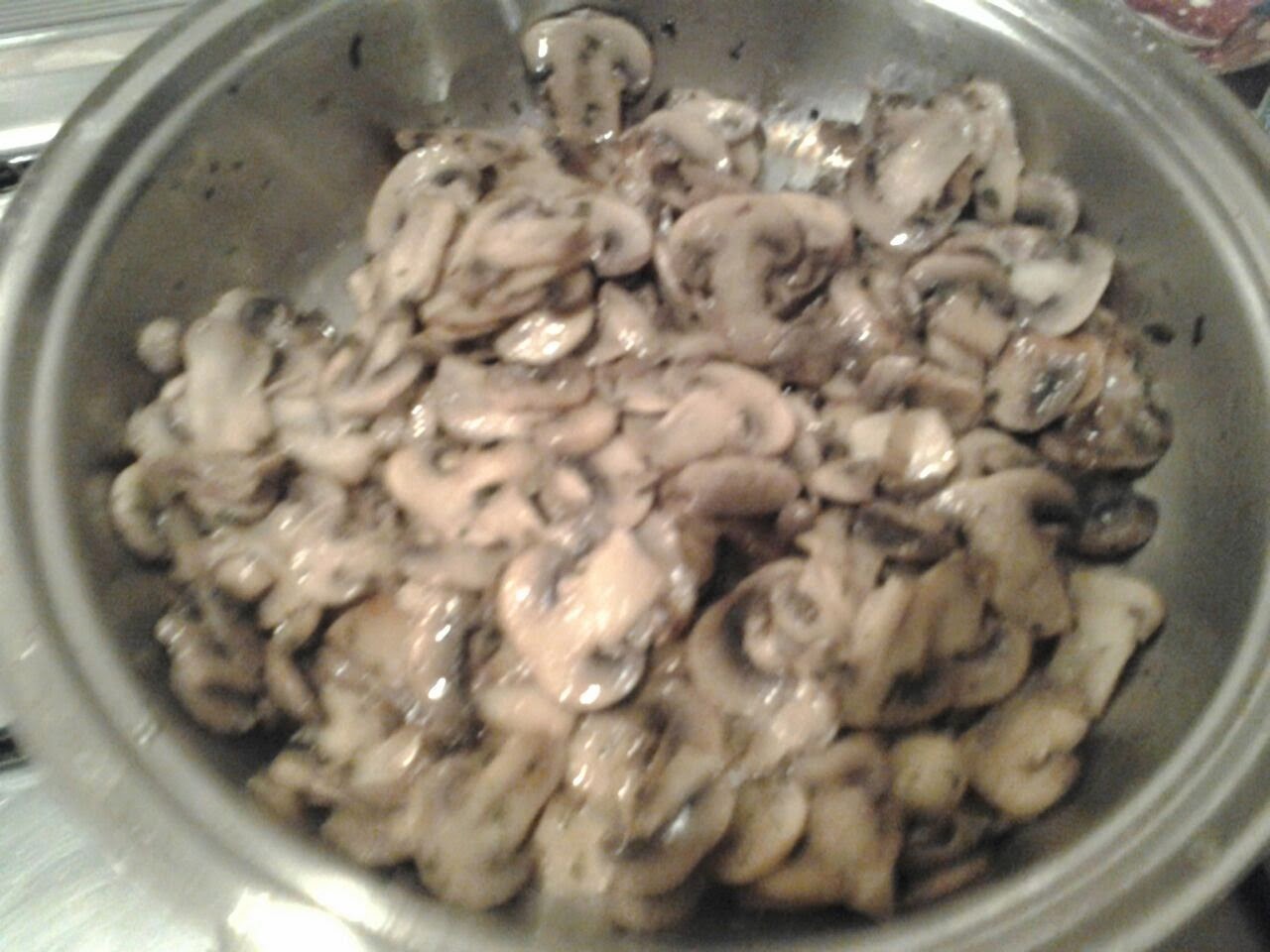 Con e senza bimby, funghi champignon